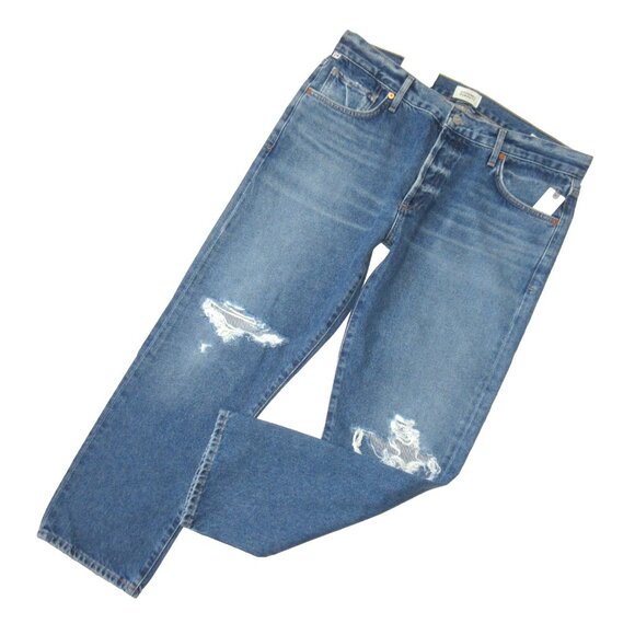 NWT Citizens of Humanity Emerson in Punch Bowl Destroyed Slim Boyfriend Jeans 29